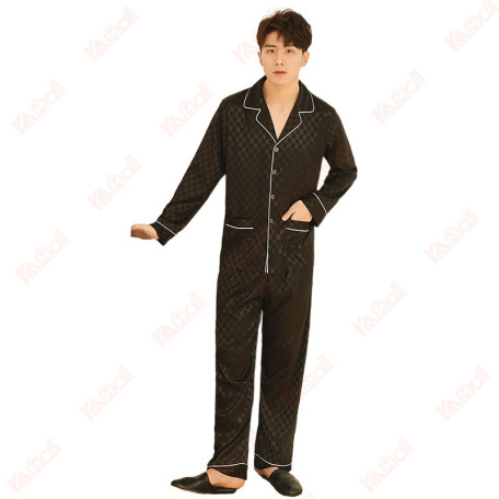 pajama sets couples applicable lapel